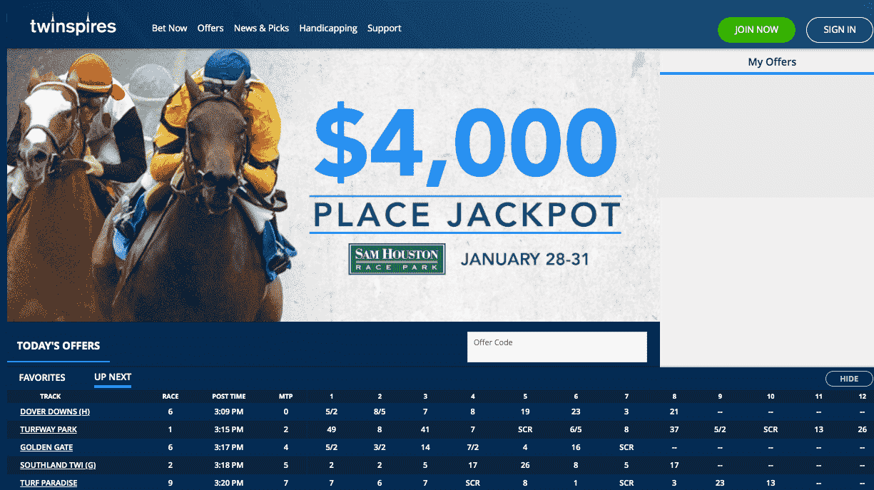 Twinspires Jackpot